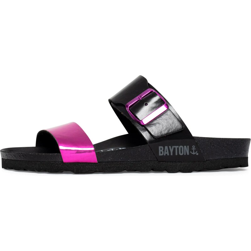 Bayton Šľapky Valence farba lesného ovocia / čierna 54233670