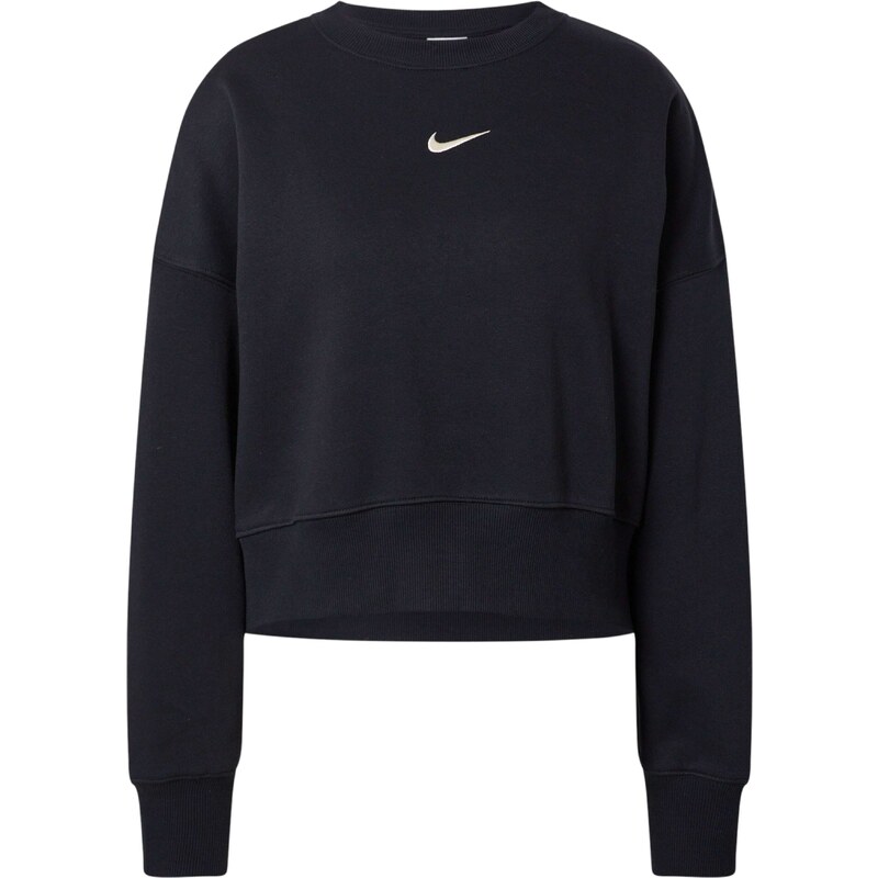 Nike Sportswear Mikina Phoenix Fleece čierna / biela 35317181