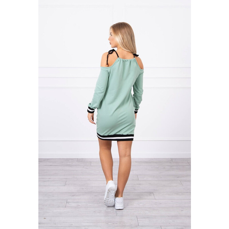 K-Fashion Tres Chic tmavo mätové šaty 49758948