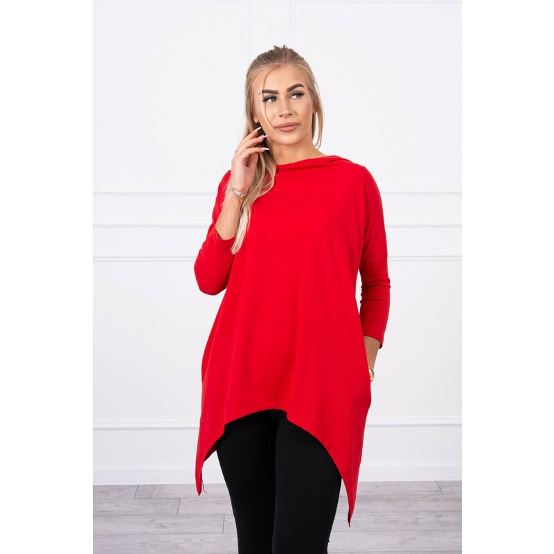 K-Fashion Mikina s potlačou kolesa červená 44559577