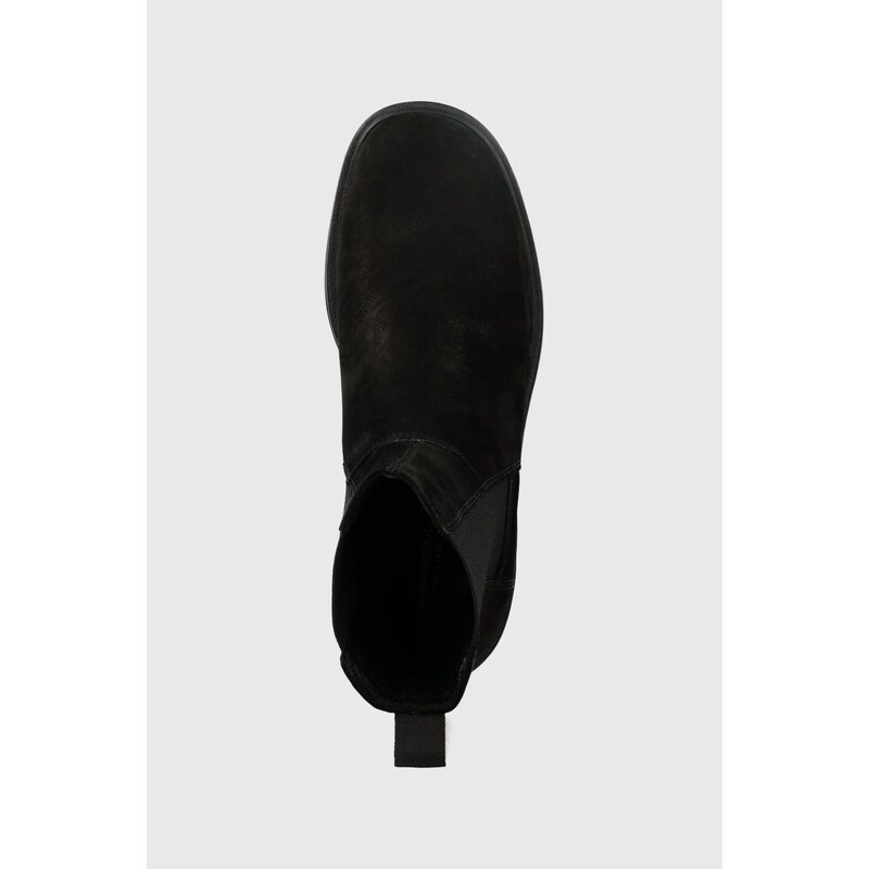 Kožené topánky chelsea Vagabond Shoemakers Tara dámske, čierna farba, na platforme,