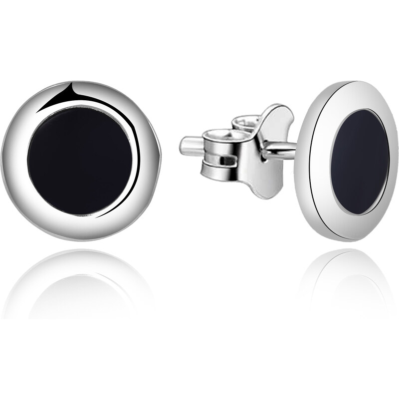 Beneto Strieborné náušnice kôstky AGUP1652 66591738