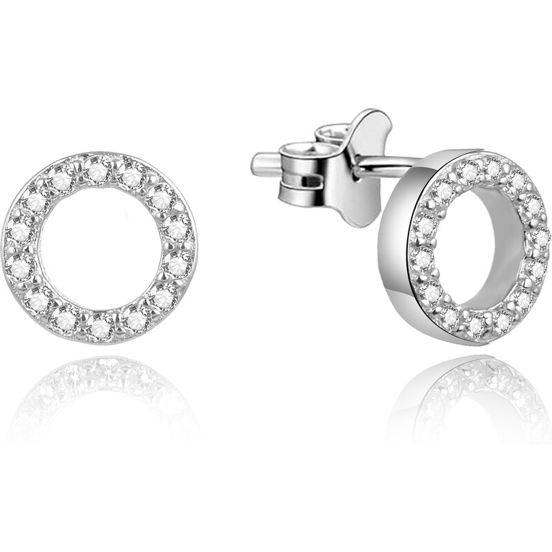 Beneto Trblietavé strieborné náušnice kôstky AGUP1461 66593634