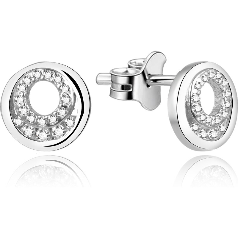 Beneto Nežné strieborné náušnice AGUP1426 66590774