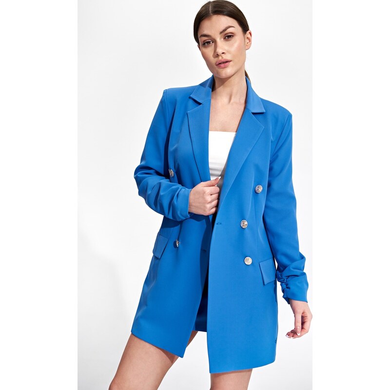FIGL Modré dlhšie sako M865 Blue 34221262