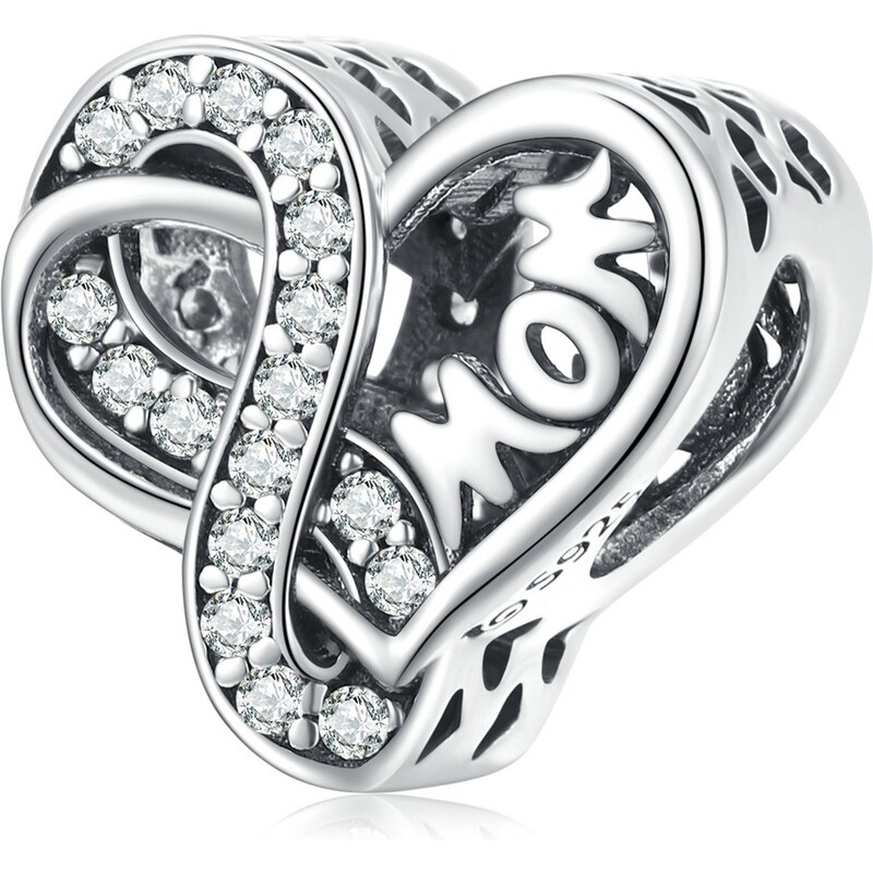 Royal Fashion strieborný prívesok Milovaná mamička 55355021