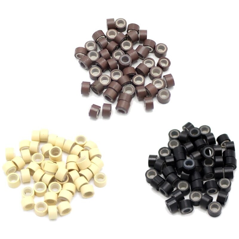 Clipinhair Náhradné micro ringy (krúžky) so silikónom 50ks 21057289