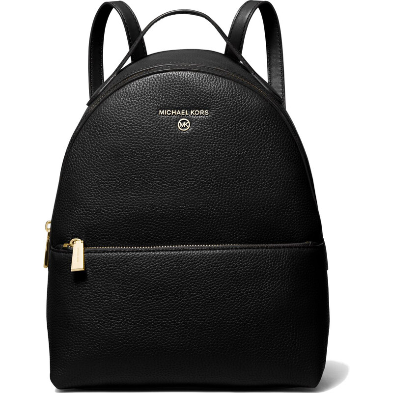 Michael Kors Valerie Medium Pebbled Leather Backpack Black 34756511