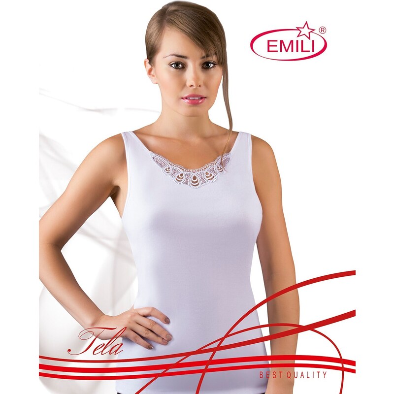 Dámske tielko Emili Tela 2XL-3XL biela 56035269