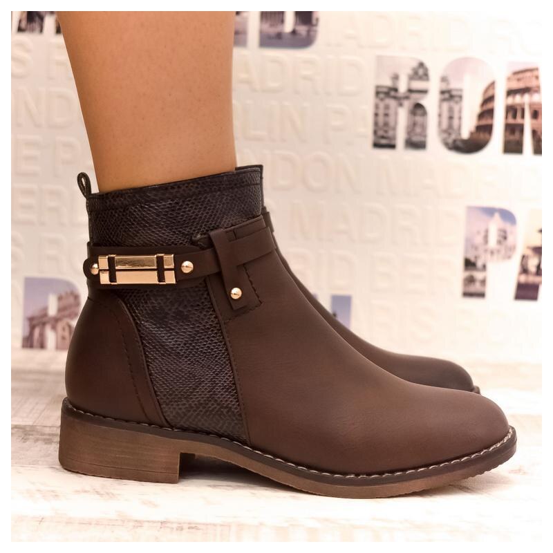 LESTA Dámske hnedé čižmy LOLLO 34759089