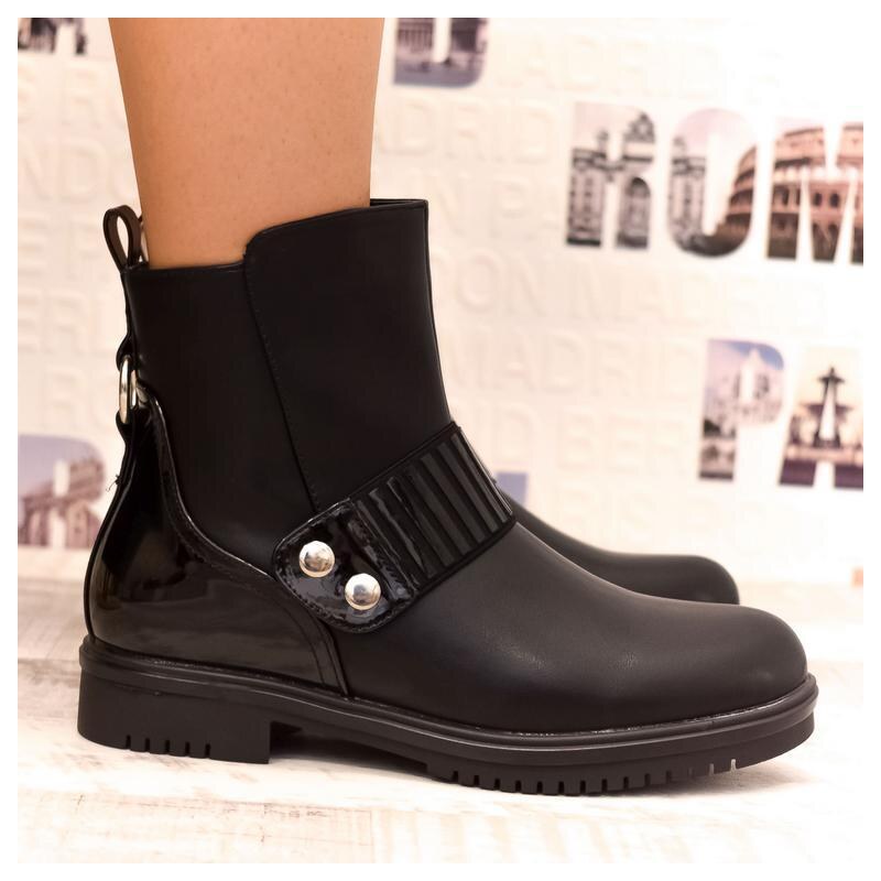 WDE Dámske čierne čižmy BOLL 34759092