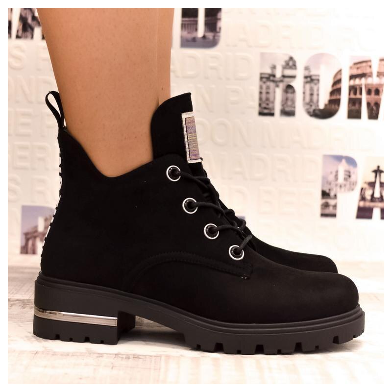 WDE Dámske čierne čižmy AKALA 34759098