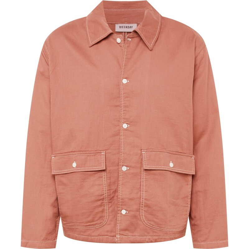 WEEKDAY Prechodná bunda Lucas hrdzavohnedá 54234669