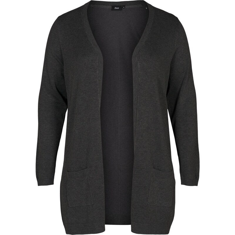 Zizzi Kardigán Carrie tmavosivá 35279799