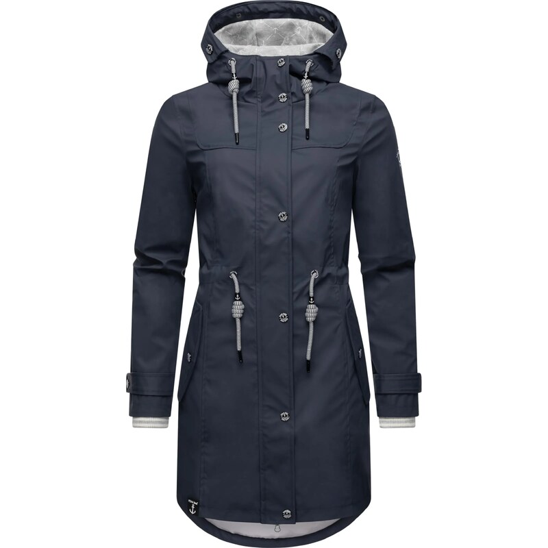 Peak Time Funkčný kabát tmavomodrá / svetlosivá 57220465