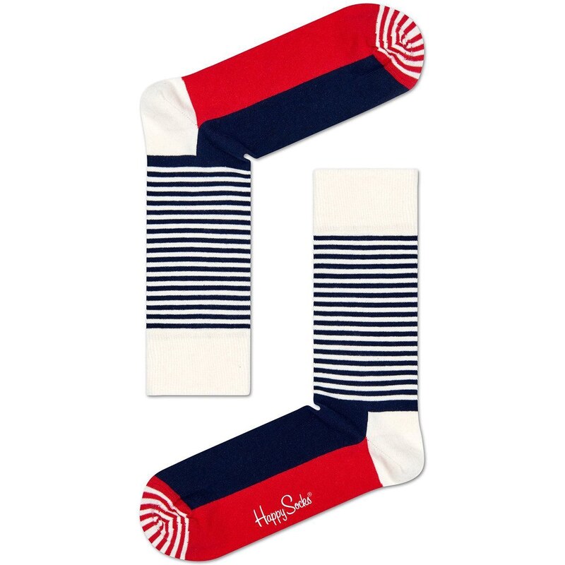 Ponožky Happy Socks 4-pak dámske, tmavomodrá farba