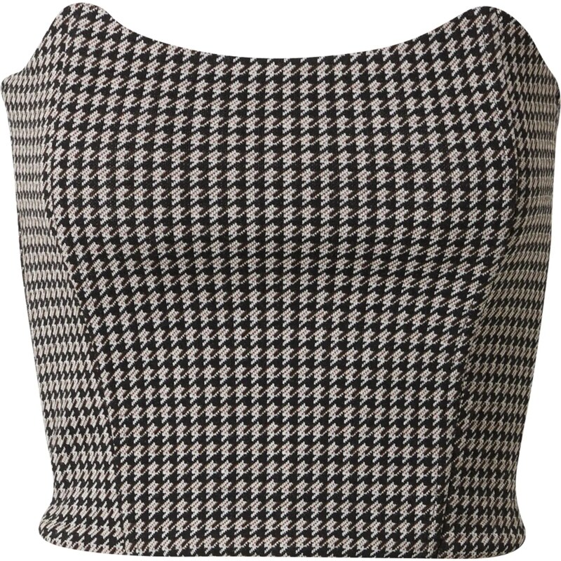 RÆRE by Lorena Rae Top Edna čierna / biela 34984008