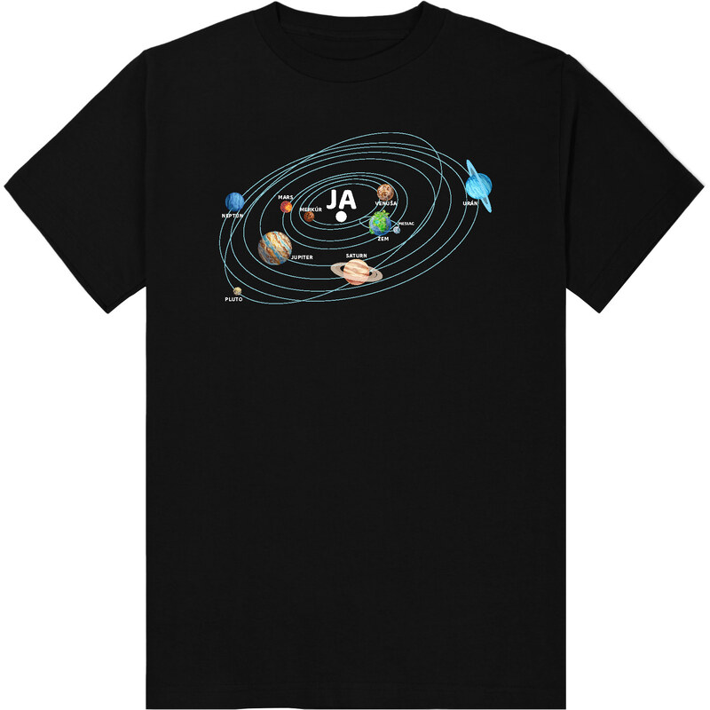 paradoo Pánske tričko "Stred vesmíru"