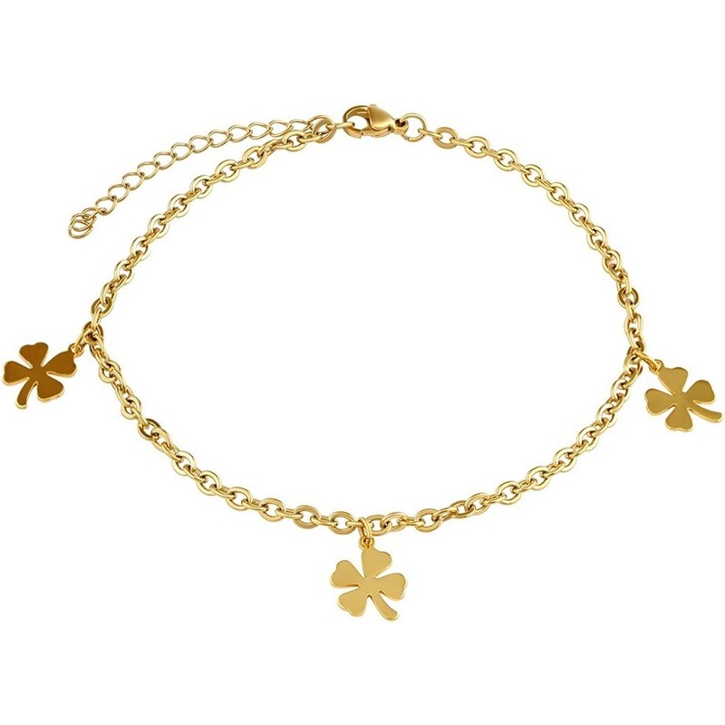 Silvego Oceľová retiazka na nohu Ariette pozlátená KMM1211 66590300