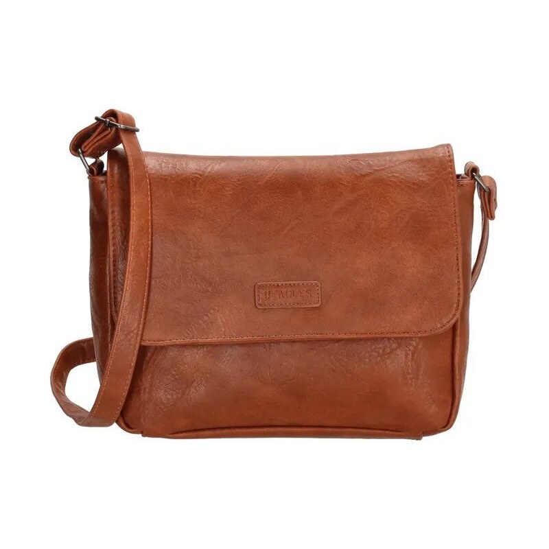 Beagles Hnedá kožená crossbody kabelka Dunas 66177800