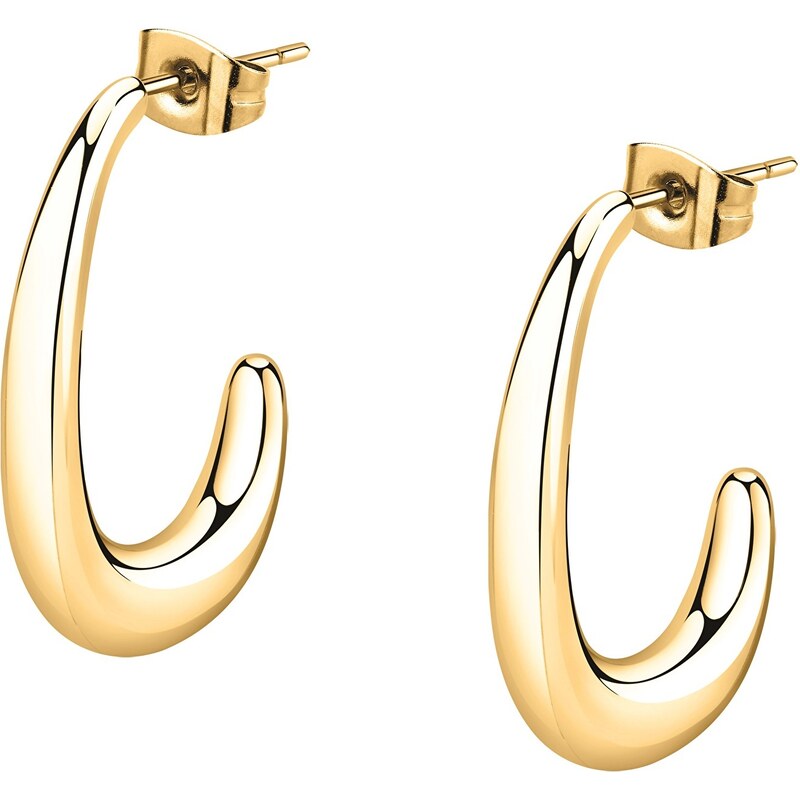 Morellato Luxusné pozlátené náušnice Tear Drop Creole SAVN05 66586856