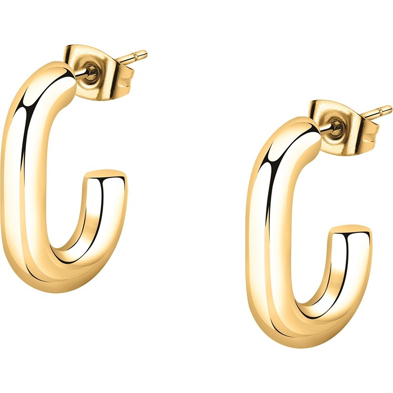 Morellato Minimalistické pozlátené náušnice Creole SAVN06 66587674