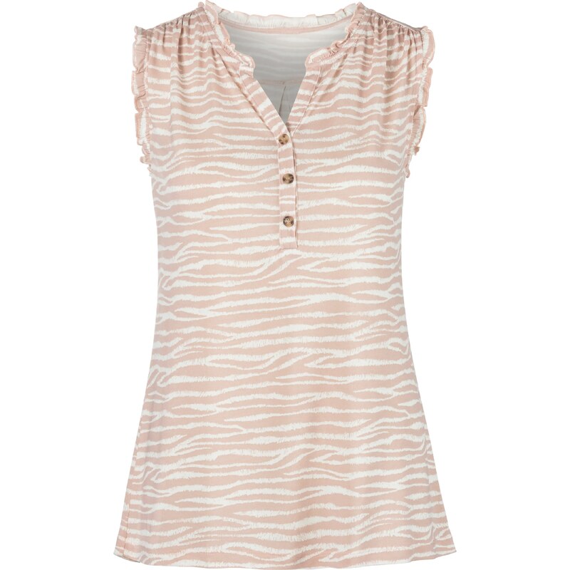 LASCANA Top ružová / biela 57786712