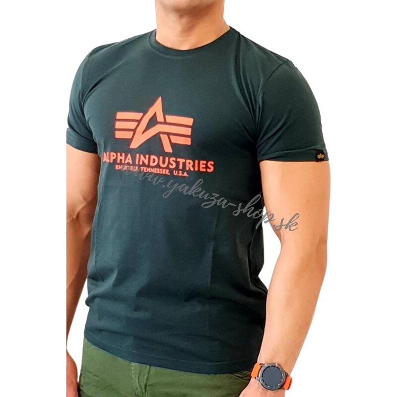 Alpha Industries Basic T-Shirt Dark Petrol tričko pánske