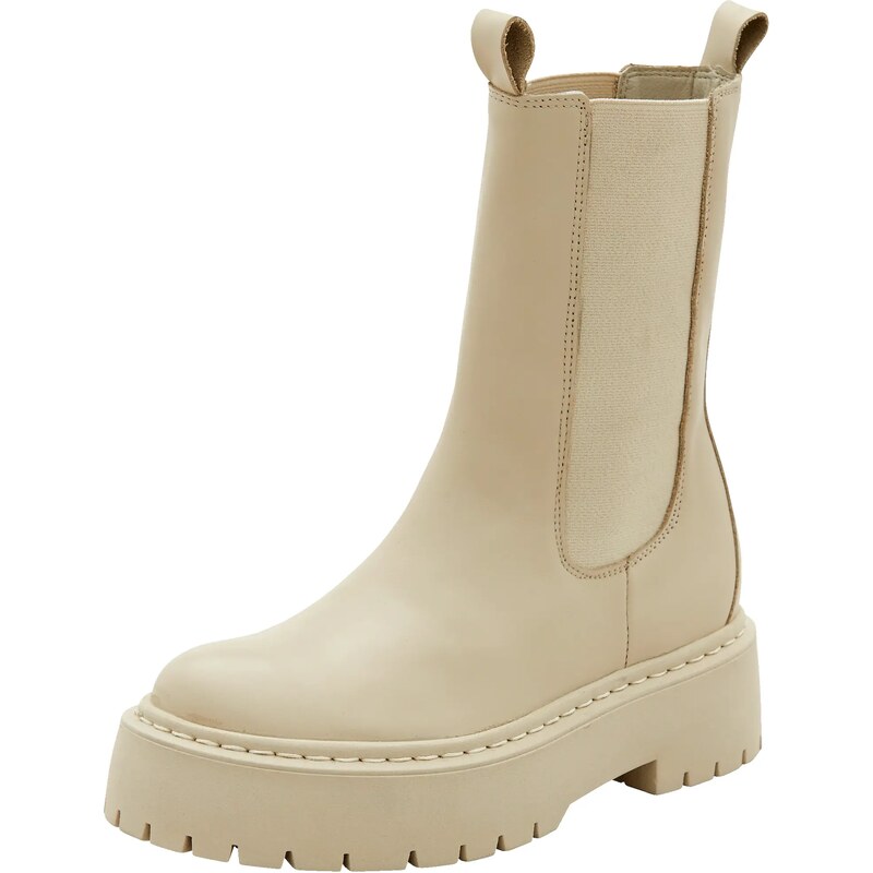 EDITED Členkové čižmy Gudrun béžová 35287784