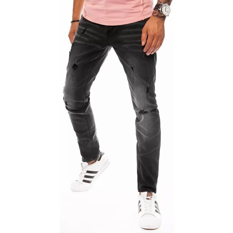 Buďchlap Čierne moderné rifle s dierami 34837244