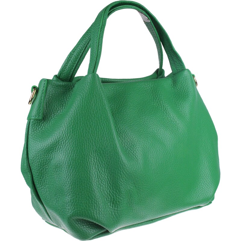 Zelená kožená talianska crossbody kabelka Tea Verde Freddo NovaKabelka 34859456