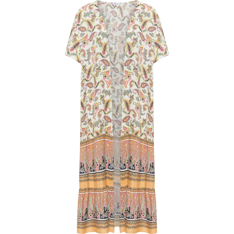 usha FESTIVAL Kimono béžová / krémová / modrá / žltá / zelená / ružová 65867870