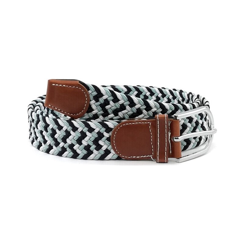 E-shop UNISEX elastický opasok BEARIL, čierno-modro-biely