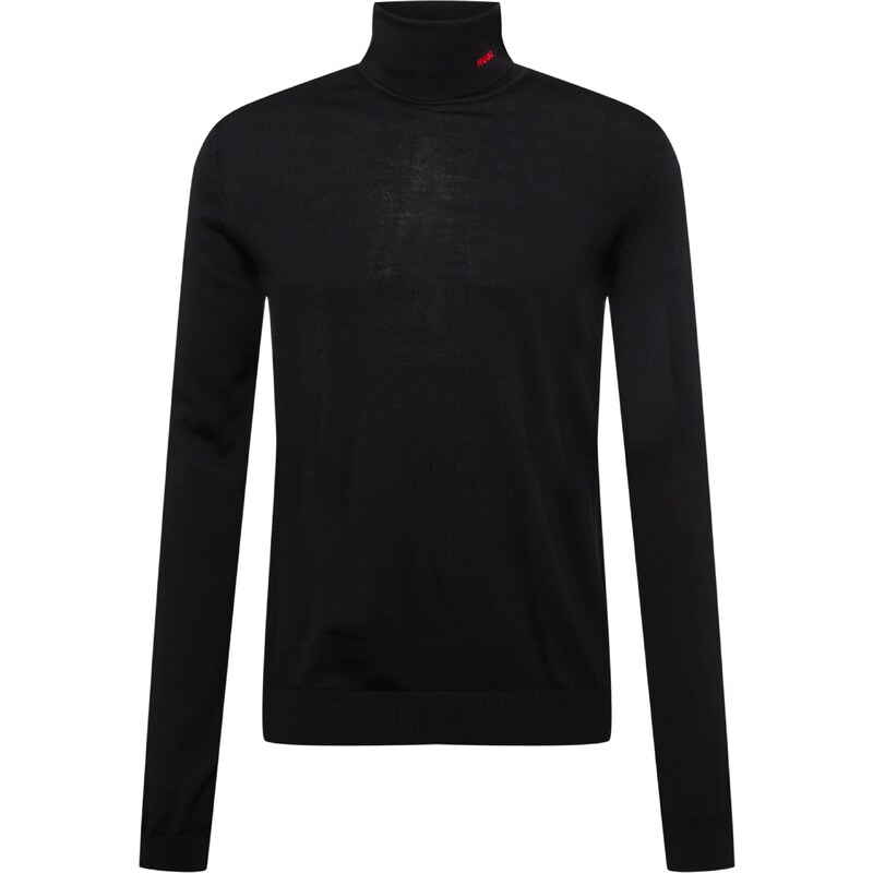 HUGO Sveter San Thomas červená / čierna 34967753