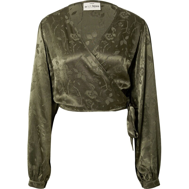 A LOT LESS Blúzka Paulina tmavozelená 66056829