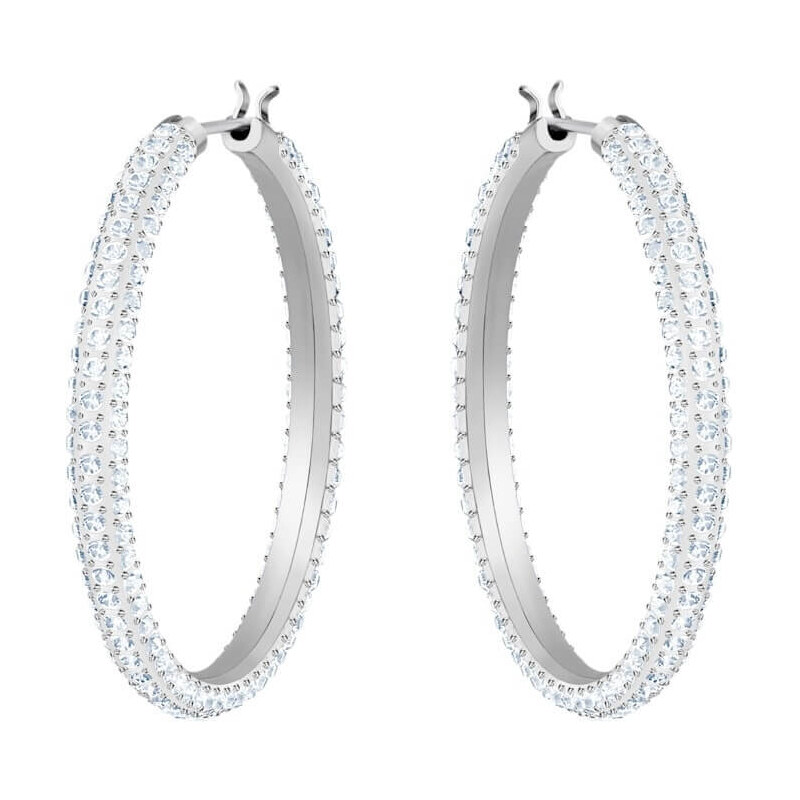 Swarovski Trblietavé kruhové náušnice Stone 5389432 66578772