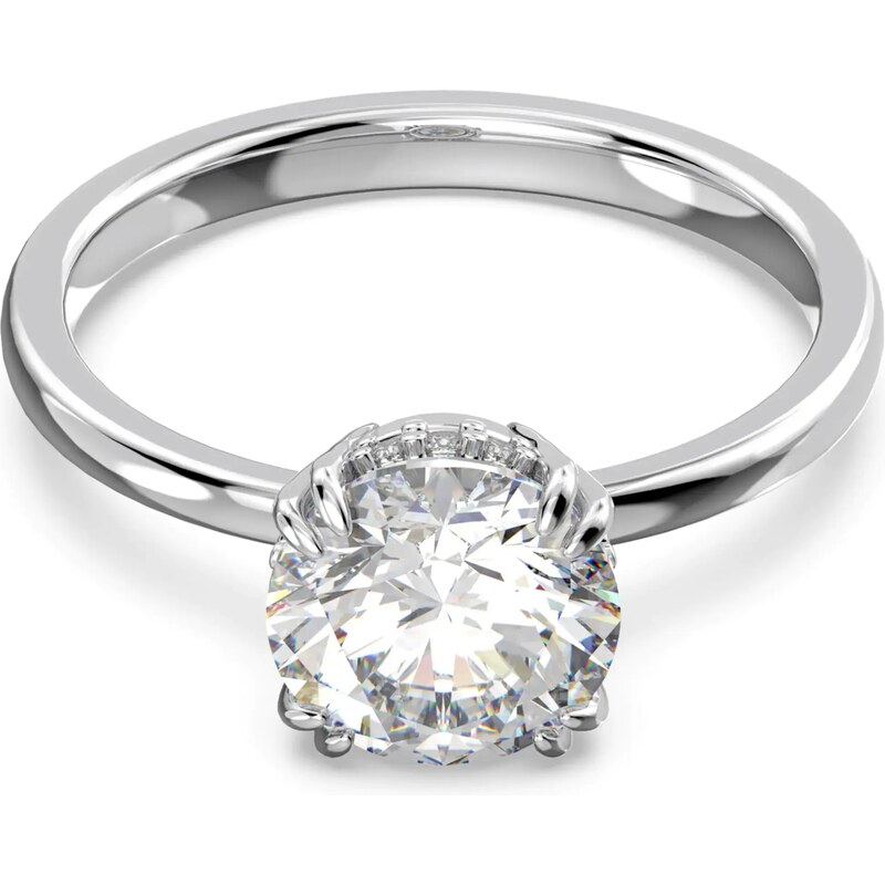 Swarovski Prsteň Stilla strieborná / biela 64959070