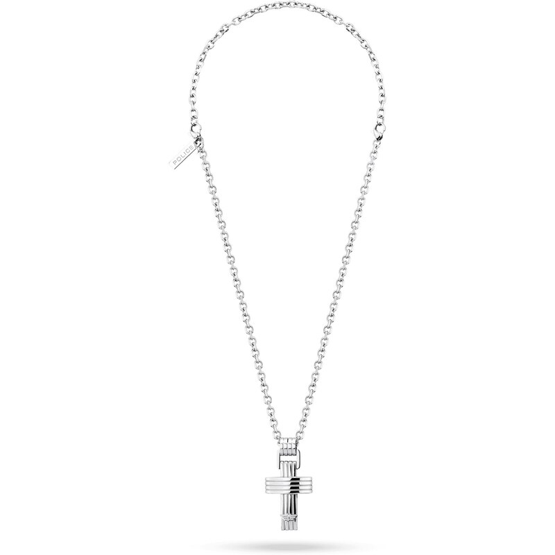 Police Pánsky oceľový náhrdelník s krížikom Gear PEAGN2211512 67821769