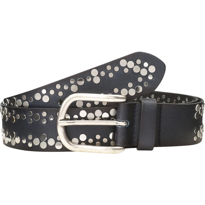 VANZETTI Opasky námornícka modrá / strieborná 35289458