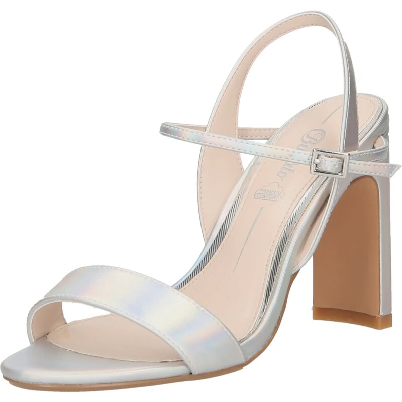 BUFFALO Remienkové sandále Jean strieborná 65693841