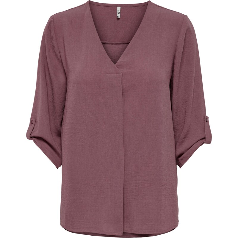 JDY Blúzka Divya hrdzavohnedá 34943880