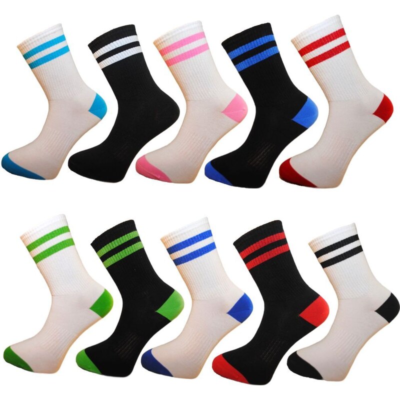 Petr Novák FX-RETROS klasické športové ponožky Fuxy Biela / Indigo 41 54509158