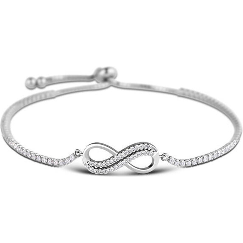 Dámsky strieborný náramok ESMERALDA 30481835