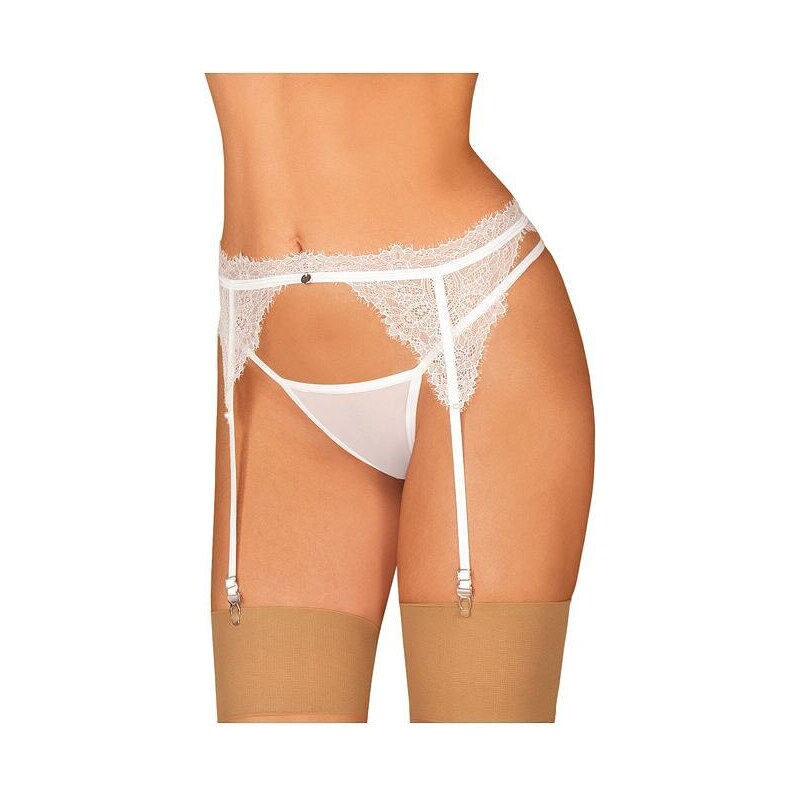 Obsessive Podväzkový pás Bianelle biely 34978280