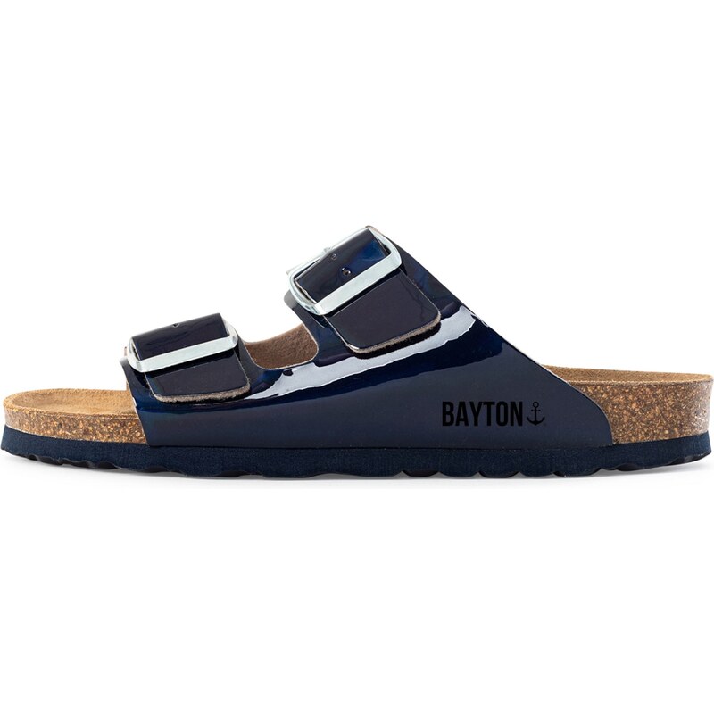 Bayton Šľapky Atlas tmavomodrá / čierna 54233687