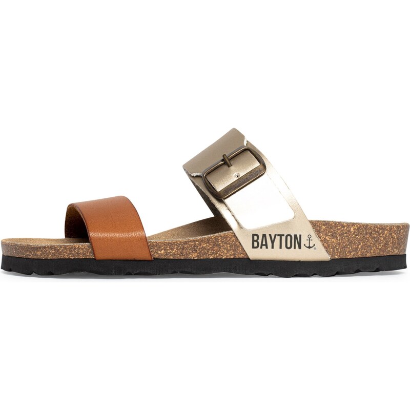 Bayton Šľapky Valence farba ťavej srsti / zlatá 54233767