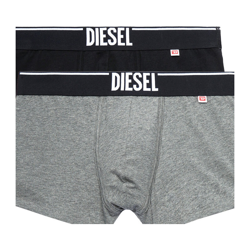 Pánske boxerky 2ks 00SMKX-0LDAQ-E5688 - čierna, červená - Diesel 34968724