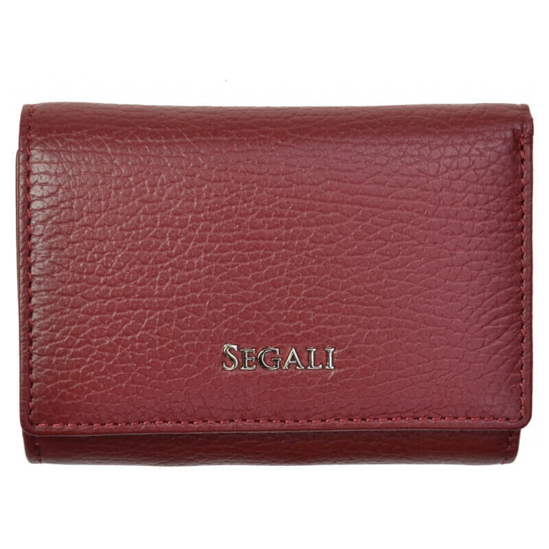 SEGALI Dámska kožená peňaženka 7106 B bordo 66581669