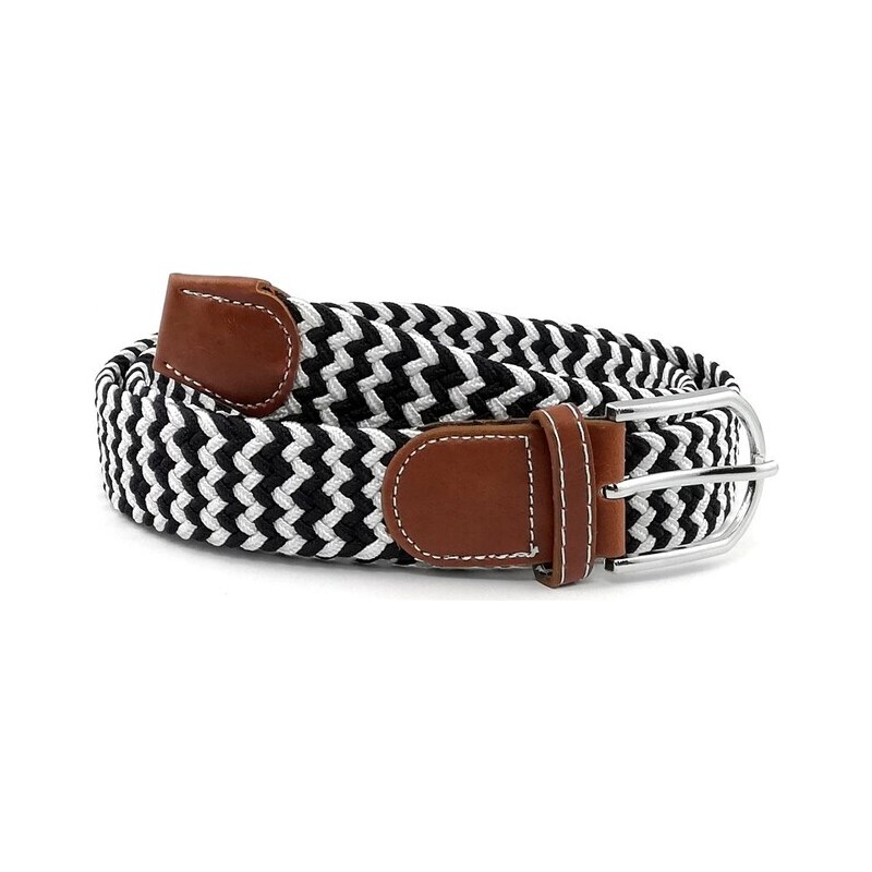E-shop UNISEX elastický opasok BEARIL, čierno-biela