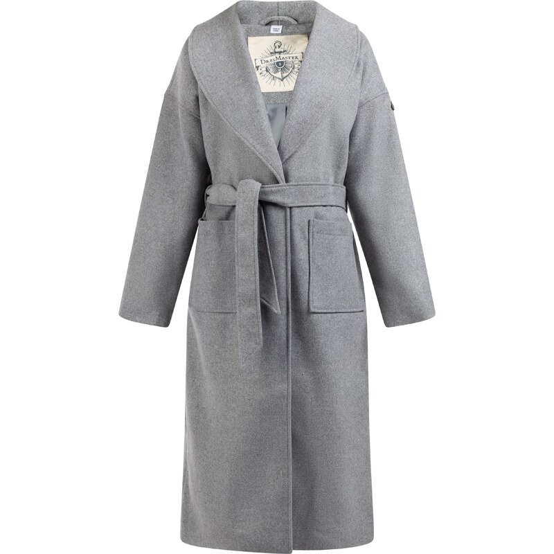 DreiMaster Vintage Prechodný kabát sivá melírovaná 62477074
